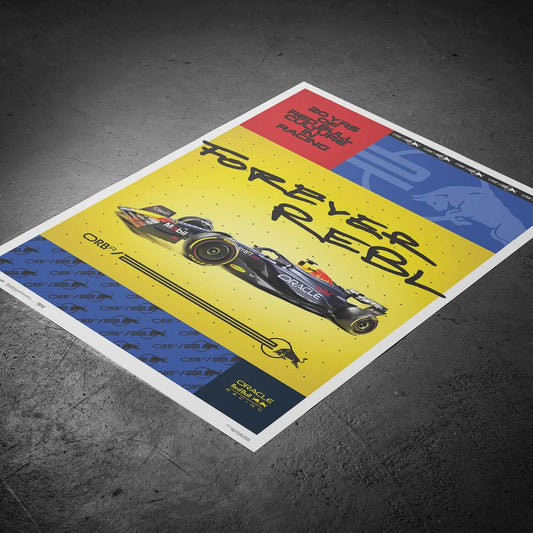Official Red Bull 20th Anniversary, Formula One, 70cm x 50cm Limited Edition Automobilist Poster