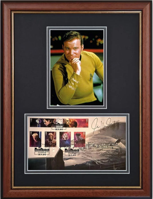 William Shatner, Captain Kirk, Hand Signed Original Star Trek FDC & COA