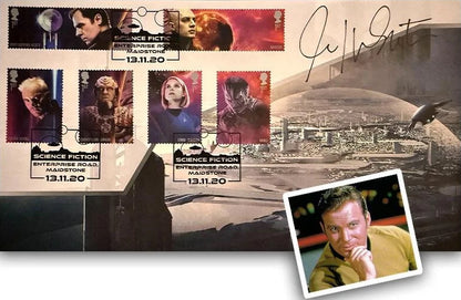 William Shatner, Captain Kirk, Hand Signed Original Star Trek FDC & COA