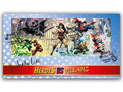 Zachary Levi, Shazam! Hand Signed FDC Photo Presentation & COA