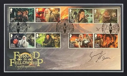 Sean Astin, Samwise Gamgee, Hand Signed Lord of the Rings FDC First Day Cover, & COA