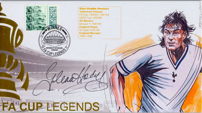 Glenn Hoddle, Spurs Legend, Hand Signed Framed First Day Cover With COA
