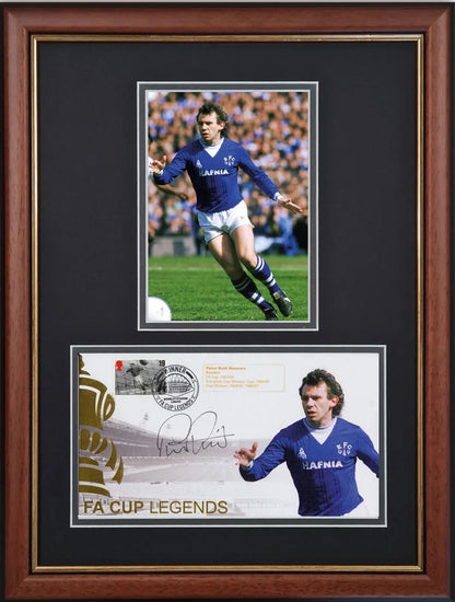 Peter Reid, Everton Legend, Hand Signed Framed First Day Cover (FDC) With COA