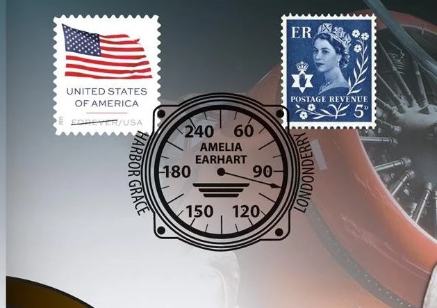 Amelia Earhart, Lockheed Vega 5B, Framed 40cm x 30cm Actual Part Of The Plane Relic, Authenticated COA