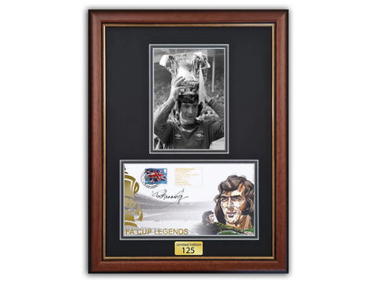 Pat Jennings, Arsenal Legend, Hand Signed Framed First Day Cover With COA