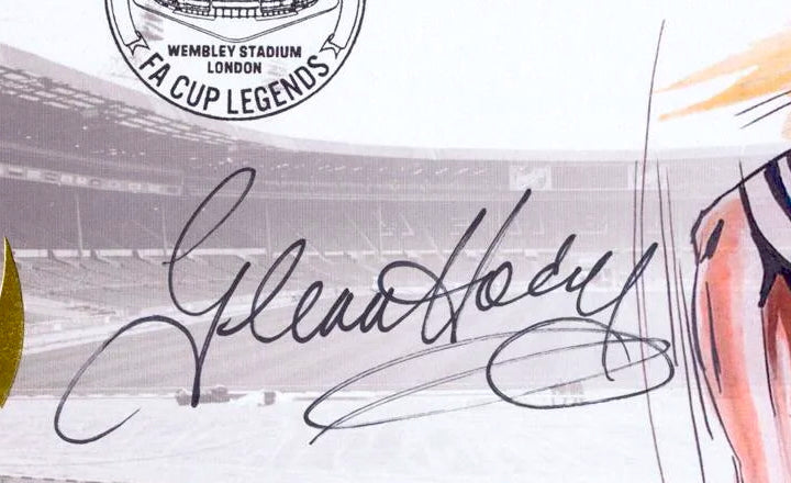 Glenn Hoddle, Spurs Legend, Hand Signed Framed First Day Cover With COA
