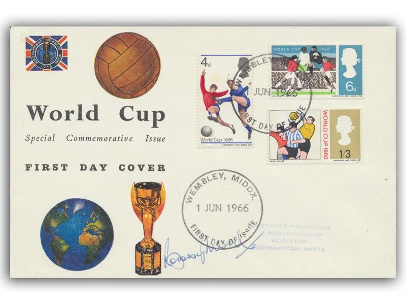 Bobby Moore, England 1966 Legend, Guaranteed Hand Signed First Day Cover Presentation & COA