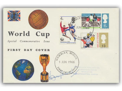 Bobby Moore, England 1966 Legend, Guaranteed Hand Signed First Day Cover Presentation & COA