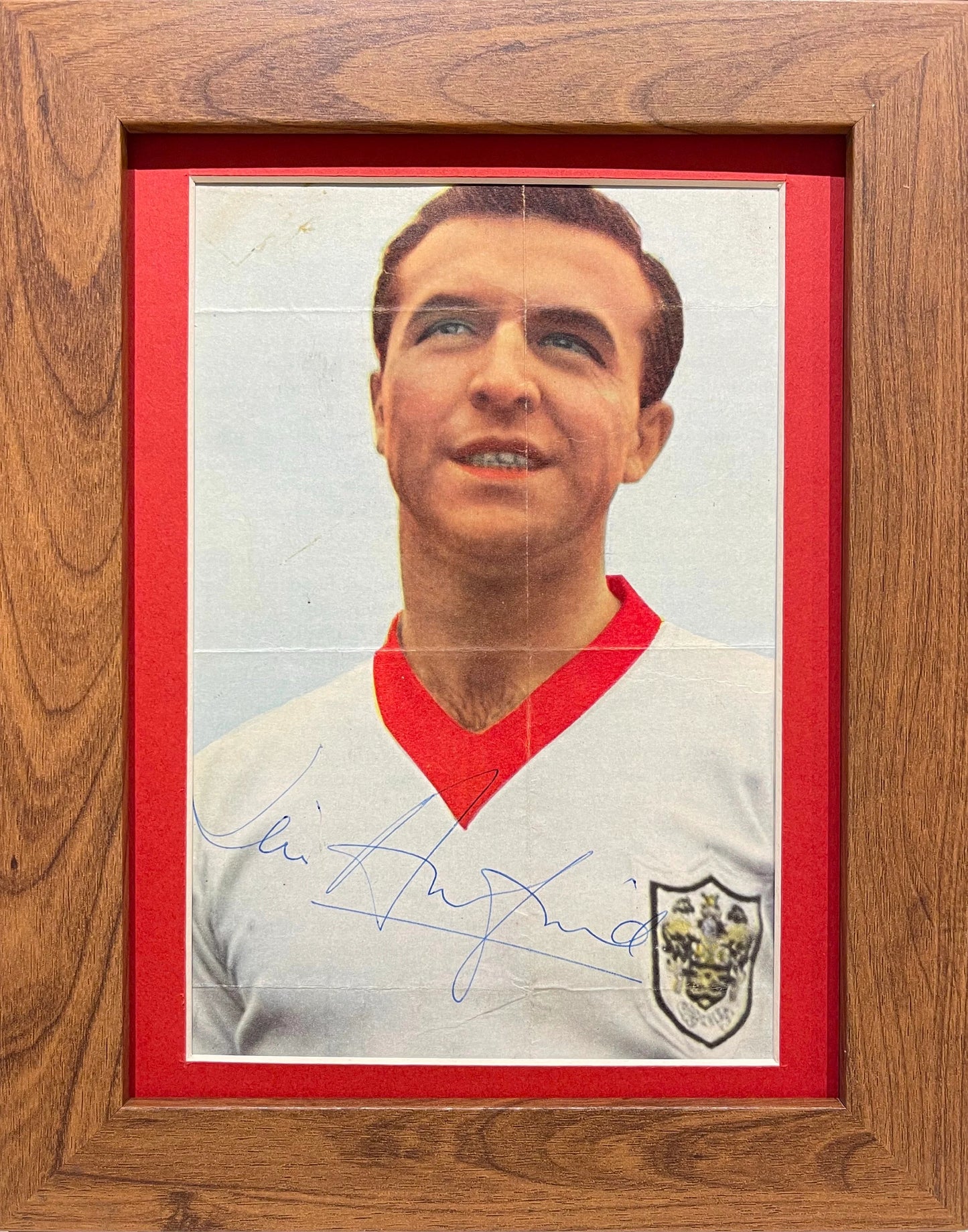 JIMMY ARMFIELD HAND SIGNED FRAMED PHOTO WITH AFTAL COA