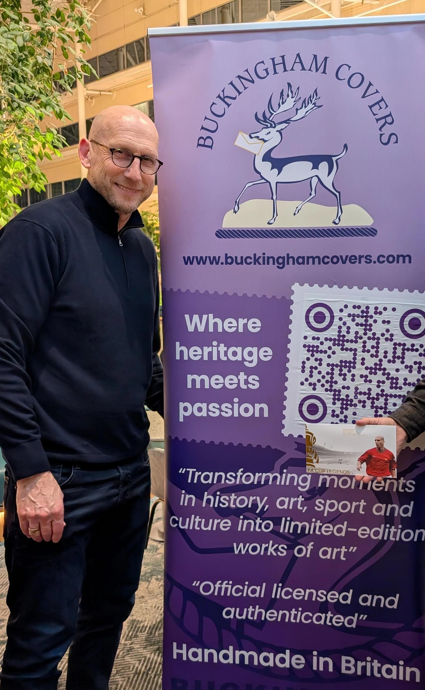 Jaap Stam, Manchester United Legend, Hand Signed Framed First Day Cover With COA