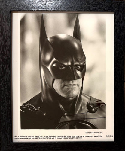 George Clooney, Hand Signed 'Batman' Official Publicity Framed 25cm x 20cm Photo With COA