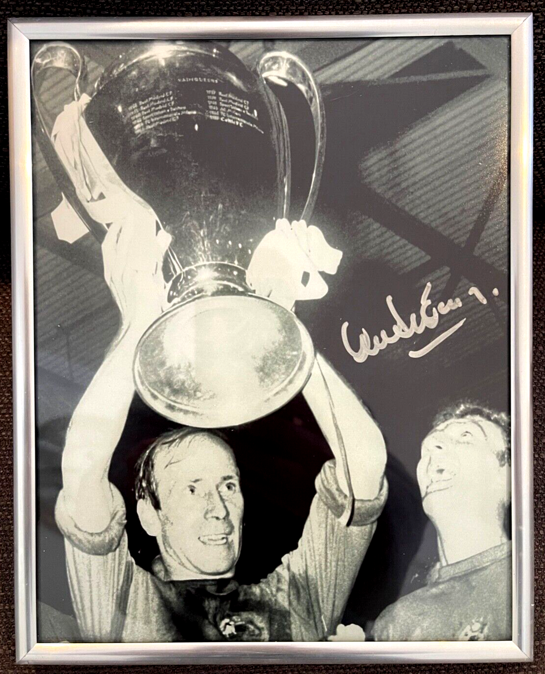 ALEX STEPNEY MANCHESTER UNITED LEGEND HAND SIGNED PHOTO WITH COA