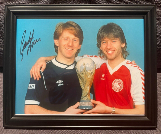 Gordon Strachan, Manchester United, Leeds United, Scotland Legend, Hand Signed Photo With AFTAL COA