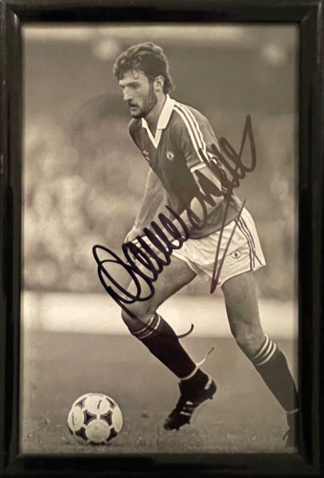 GARY BIRTLES HAND SIGNED MANCHESTER UNITED PHOTO WITH COA