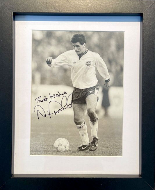 NEIL WEBB MANCHESTER UNITED/ENGLAND HAND SIGNED PHOTO WITH AFTAL COA