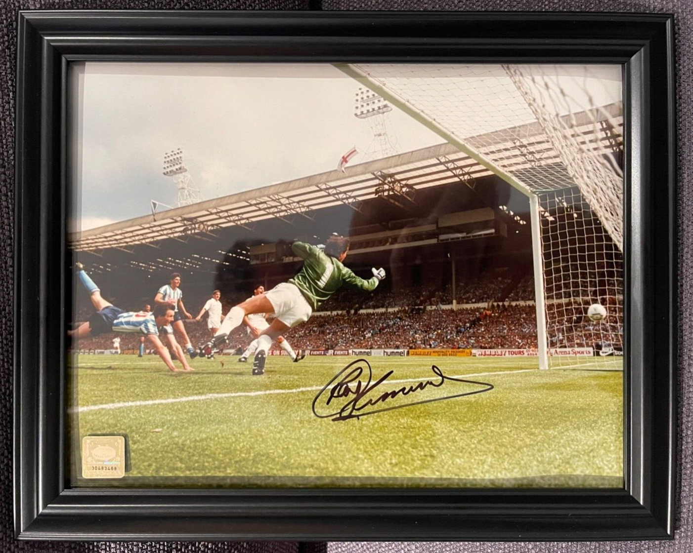 RAY CLEMENCE LIVERPOOL LEGEND HAND SIGNED PHOTO WITH AFTAL COA