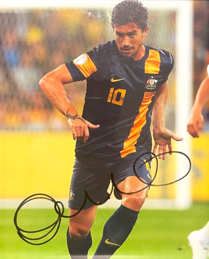 HARRY KEWELL LIVERPOOL, LEEDS UNITED HAND SIGNED PHOTO WITH AFTAL COA