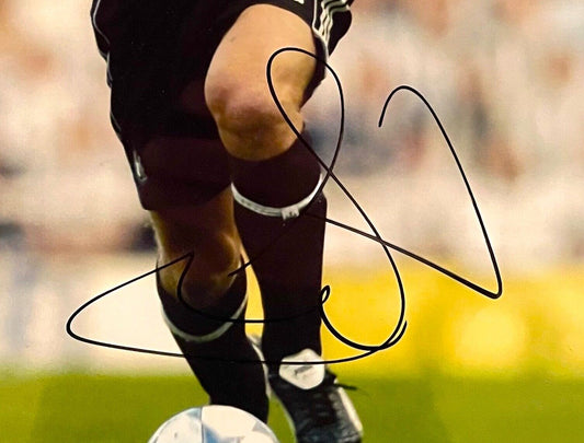 SCOTT PARKER NEWCASTLE UNITED HAND SIGNED FRAMED PHOTO WITH COA