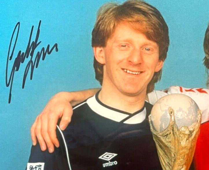 Gordon Strachan, Manchester United, Leeds United, Scotland Legend, Hand Signed Photo With AFTAL COA