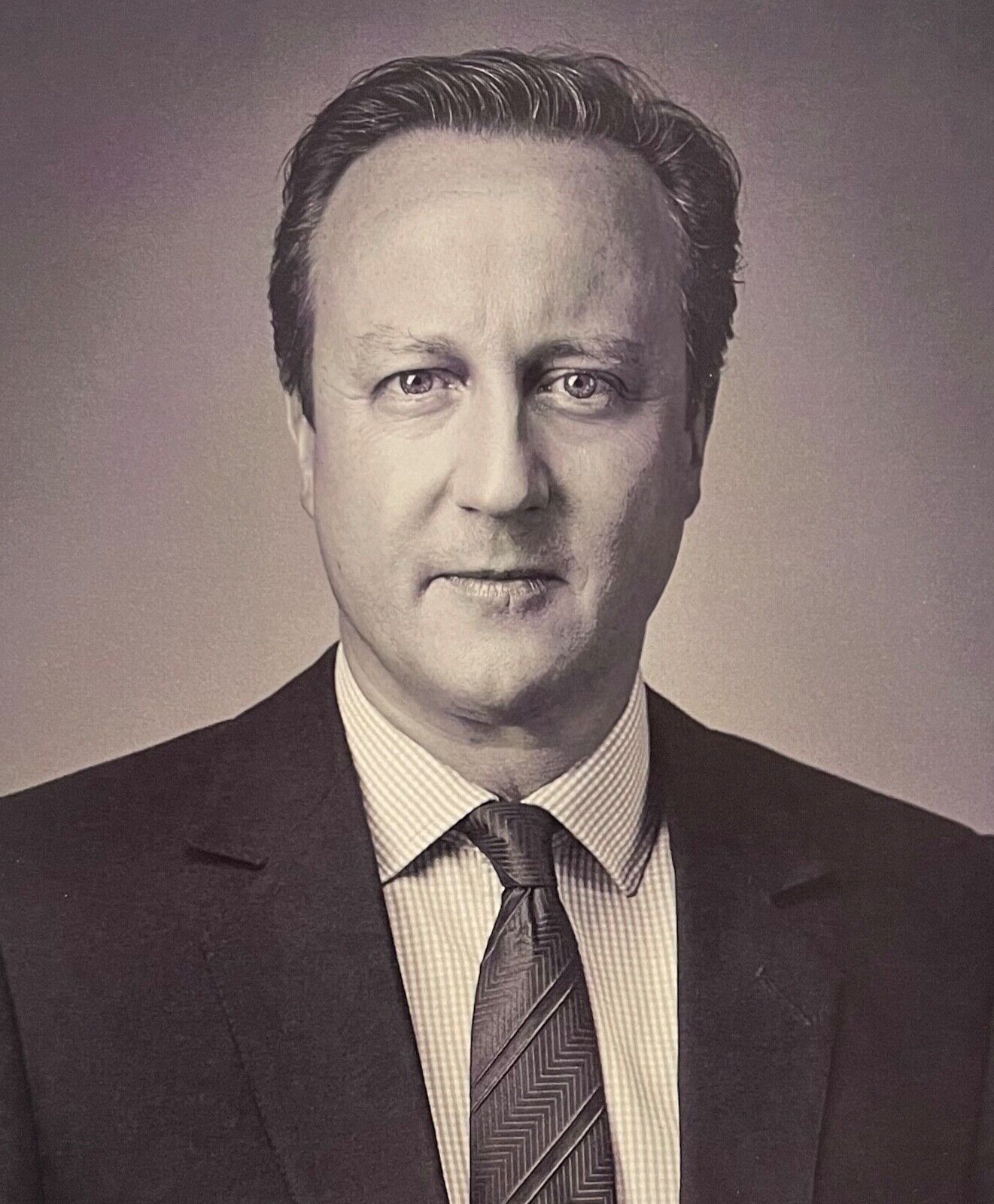 David Cameron Former British Prime Minster Hand Signed Photo & COA