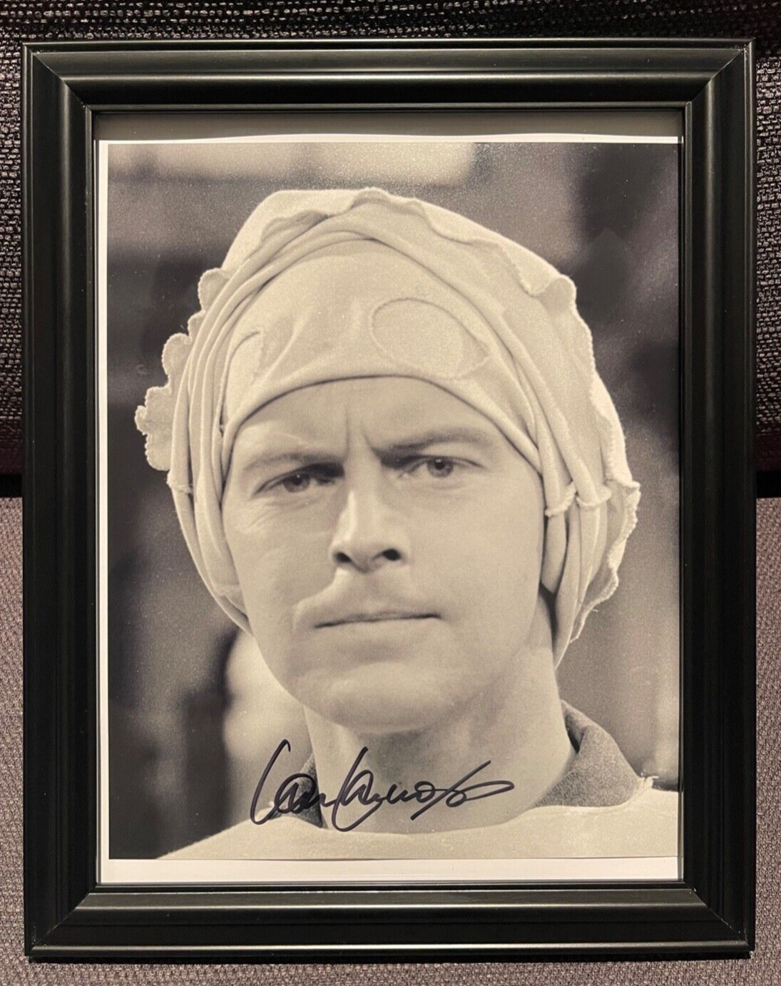 IAN LAVENDER DADS ARMY ACTOR HAND SIGNED FILM PHOTO WITH AFTAL COA